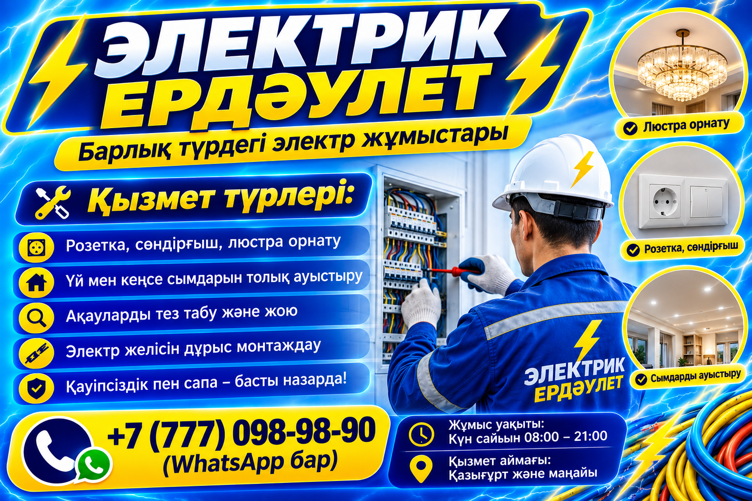 Электр жұмыстары
